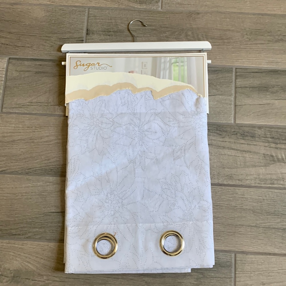 Suga studio set of 2 sheer window panels